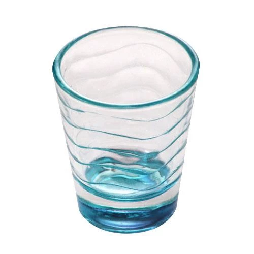 Best Sale 🎉 Bars BarConic® 1.75oz Blue/Teal Wave Shot Glass 🎁 4 Best Sale 🎉 Bars BarConic® 1.75oz Blue/Teal Wave Shot Glass 🎁 - Image 2