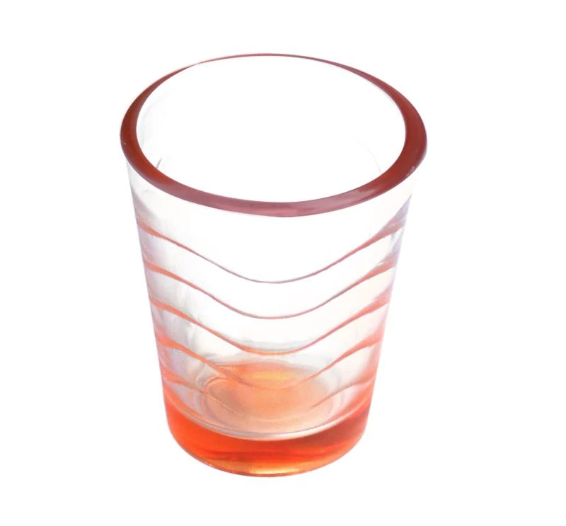 Outlet 💯 Bars BarConic® 1.75 Oz Orange Wave Shot Glass ✨ 4 Outlet 💯 Bars BarConic® 1.75 Oz Orange Wave Shot Glass ✨ - Image 2