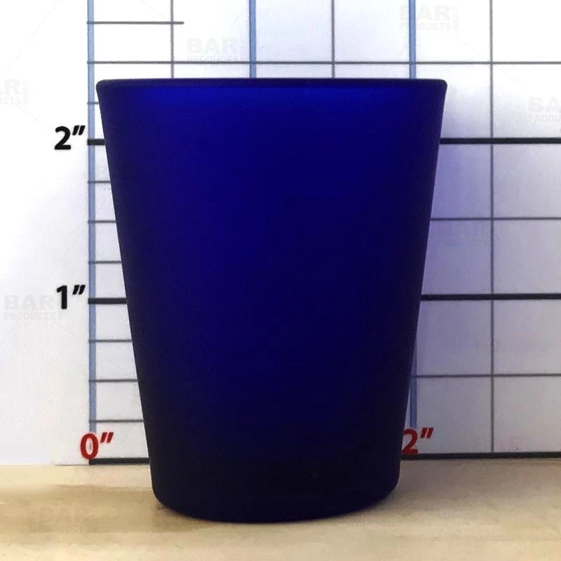 Budget ✨ Bars BarConic® 1.75oz Dark Blue Frosted Shot Glass 👏 4 Budget ✨ Bars BarConic® 1.75oz Dark Blue Frosted Shot Glass 👏 - Image 2