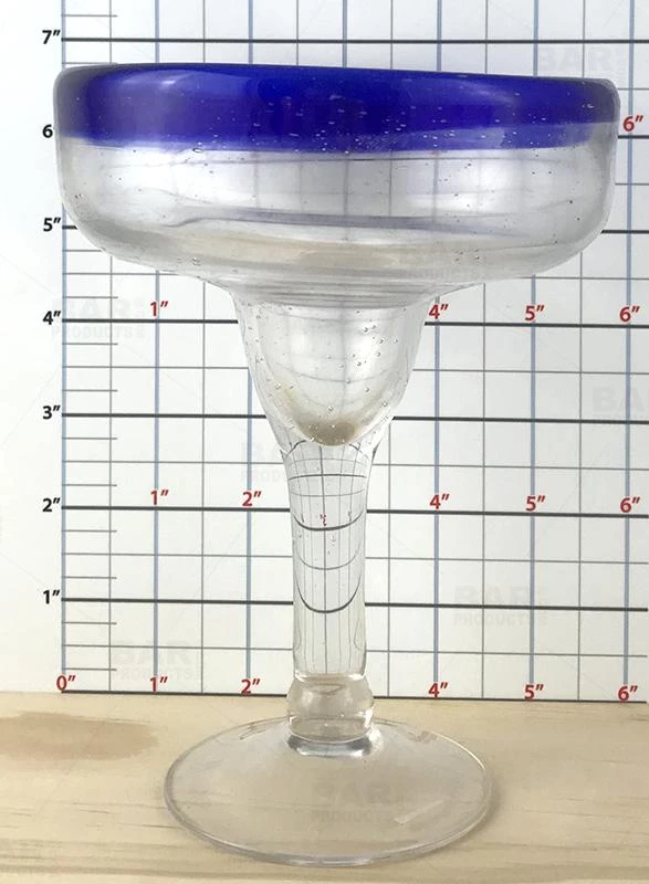 Buy 🤩 Bars BarConic® 14 Oz Blue Rim Margarita Glass 💯 8 Buy 🤩 Bars BarConic® 14 Oz Blue Rim Margarita Glass 💯 - Image 6