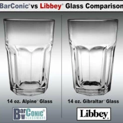 Deals ⌛ Bars BarConic® 14oz Alpine™ Beverage Glass - CASE Of 12 👏 8 Deals ⌛ Bars BarConic® 14oz Alpine™ Beverage Glass - CASE Of 12 👏 -BARS Sales Store 14oz barconic libbey comparison lbl 800x