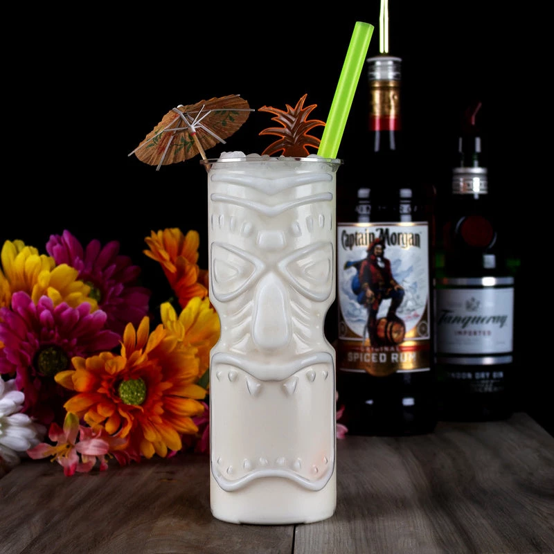 Discount ๐ Bars Plastic Clear Tiki Cup - 32 Ounce ๐งจ 4 Discount ๐ Bars Plastic Clear Tiki Cup - 32 Ounce ๐งจ - Image 2