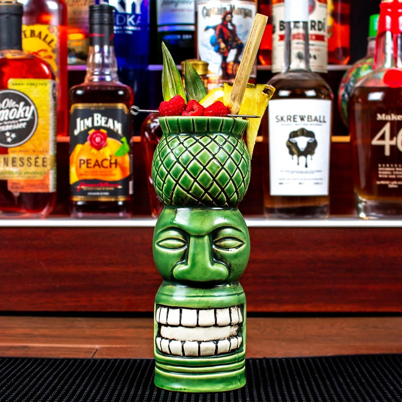 Best Pirce 🤩 Bars 20 Ounce- BarConic® Tiki Drinkware - Pineapple Head 😀 5 Best Pirce 🤩 Bars 20 Ounce- BarConic® Tiki Drinkware - Pineapple Head 😀 - Image 3