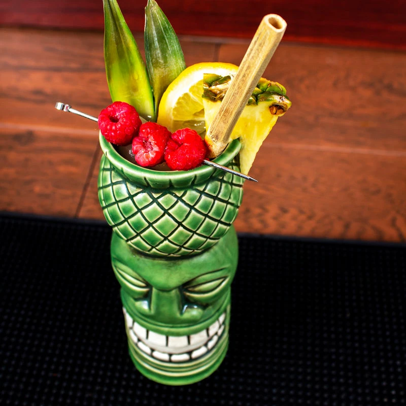 Best Pirce 🤩 Bars 20 Ounce- BarConic® Tiki Drinkware - Pineapple Head 😀 4 Best Pirce 🤩 Bars 20 Ounce- BarConic® Tiki Drinkware - Pineapple Head 😀 - Image 2