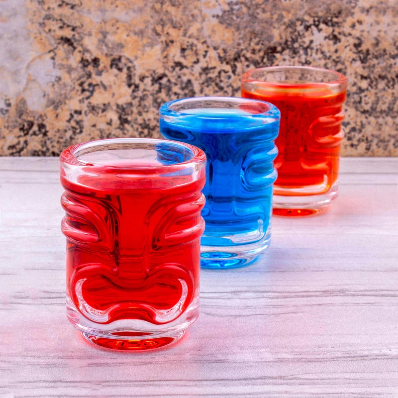 New 🔔 Bars BarConic® Tiki Shot Glasses - Stackable - Pack Of 12 🛒 4 New 🔔 Bars BarConic® Tiki Shot Glasses - Stackable - Pack Of 12 🛒 - Image 2