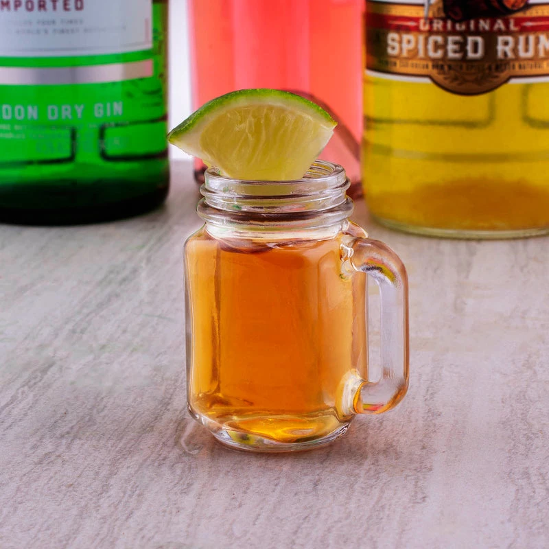 Hot Sale 👏 Bars BarConic® Mini Mason Jar W/ Handle - 1.25oz 😀 4 Hot Sale 👏 Bars BarConic® Mini Mason Jar W/ Handle - 1.25oz 😀 - Image 2