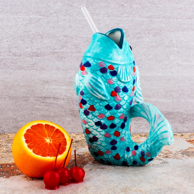 Best Sale 😀 Bars BarConic® Rainbow Fish - Tiki Drinkware - 18oz 🔥 4 Best Sale 😀 Bars BarConic® Rainbow Fish - Tiki Drinkware - 18oz 🔥 - Image 2
