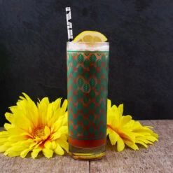 Cheap ✔️ Bars BarConic® Dark Green Retro Leaves Pattern Highball Glass - 9.5 Oz ⌛ 7 Cheap ✔️ Bars BarConic® Dark Green Retro Leaves Pattern Highball Glass - 9.5 Oz ⌛ -BARS Sales Store Barconic retro green leaves scene1 800x