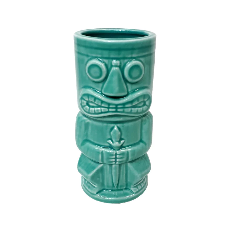 Top 10 👏 Bars BarConic® Tiki - Teal Stone God - 15 Ounce 🤩 3 Top 10 👏 Bars BarConic® Tiki - Teal Stone God - 15 Ounce 🤩