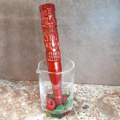 Cheapest ⌛ Bars BarConic® Tiki Ti Wooden Muddler - 10" 🎁 -BARS Sales Store MUD TIKI BS Rollover 800x