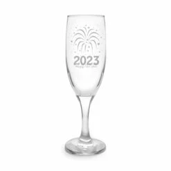 Discount 👍 Bars Champagne New Years Glass - Year 2023 - 7.5 Ounce Flute ⭐