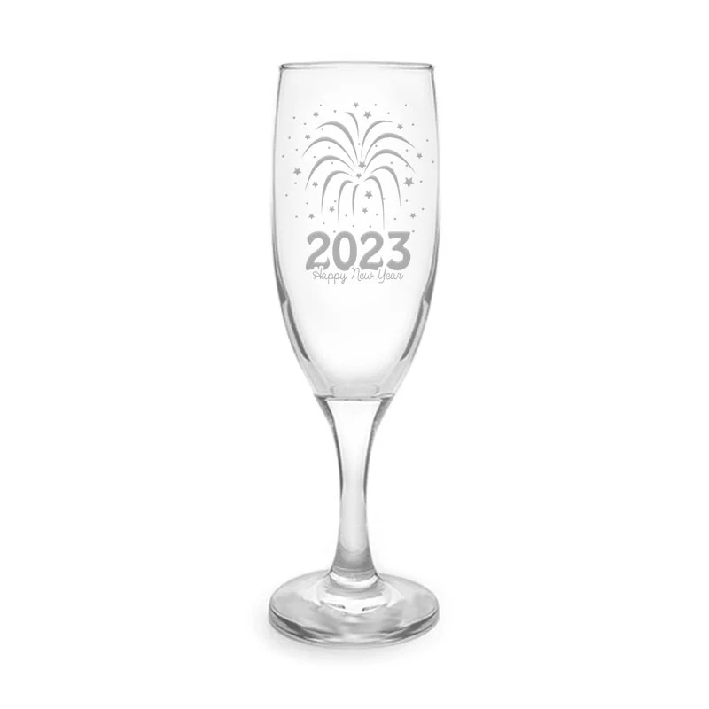 Discount 👍 Bars Champagne New Years Glass - Year 2023 - 7.5 Ounce Flute ⭐ 2 Discount 👍 Bars Champagne New Years Glass - Year 2023 - 7.5 Ounce Flute ⭐