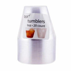 Best Sale 👏 Bars Plastic Tumblers - 20 Pack - 9 Ounce ✔️