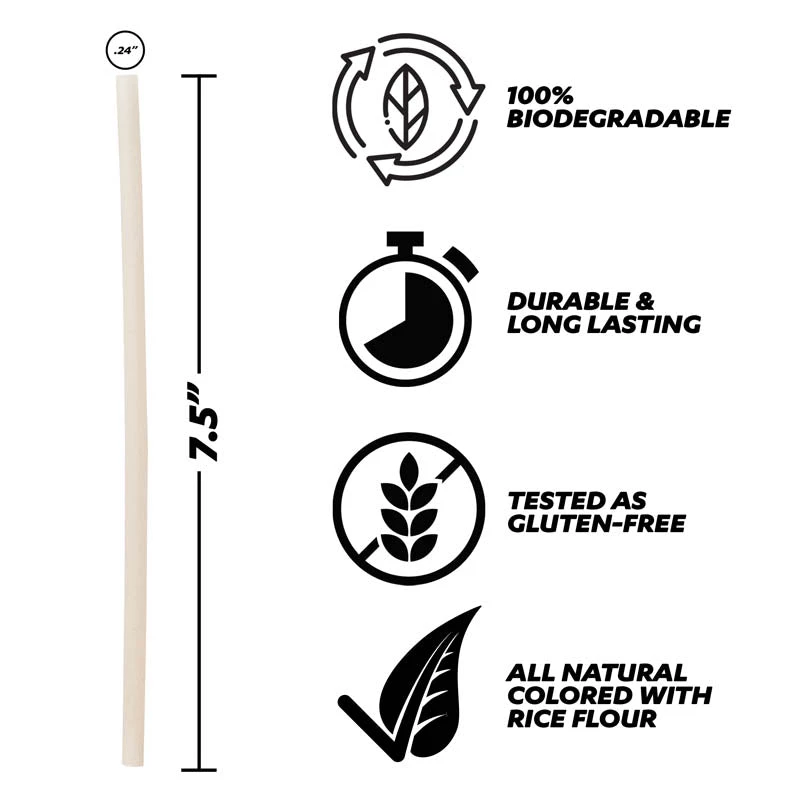 Best Sale ๐ Bars Pasta Straws - Gluten-Free 7.5" - White - 150 Pk ๐ 4 Best Sale ๐ Bars Pasta Straws - Gluten-Free 7.5" - White - 150 Pk ๐ - Image 2