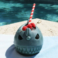 Buy 😍 Bars BarConic® Tiki Drinkware - Piranha - 16 Ounce 👍 -BARS Sales Store TikiPirhannaCup CeramicTikiFishMug 800 4 800x