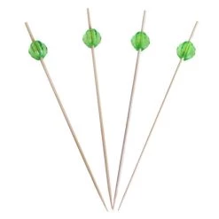 Buy 😀 Bars Bamboo Ball Picks - 100 Pack 🛒 -BARS Sales Store assorted color bamboo ball picks green 800x