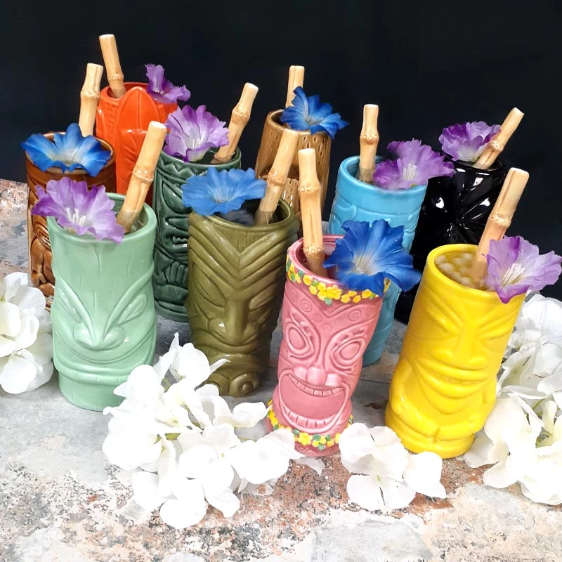 Top 10 👏 Bars BarConic® Tiki Bamboo Ceramic Straw ❤️ 4 Top 10 👏 Bars BarConic® Tiki Bamboo Ceramic Straw ❤️ - Image 2