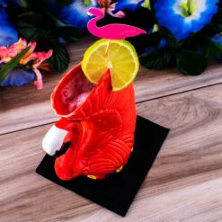 Coupon 💯 Bars BarConic® Flamingo - Tiki Drinkware - 16 Ounce 🌟 -BARS Sales Store barconic flamingo scene2 800x