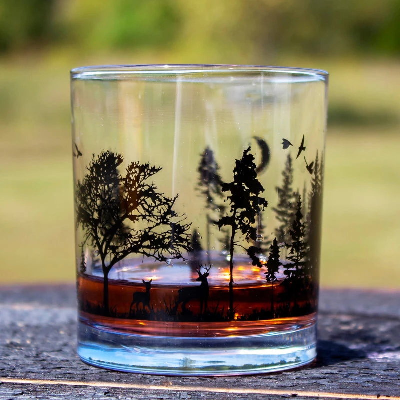 Deals 🌟 Bars BarConic® Glassware - Forest Scene - Old Fashion Glass - 10 Ounce 🛒 6 Deals 🌟 Bars BarConic® Glassware - Forest Scene - Old Fashion Glass - 10 Ounce 🛒 - Image 4