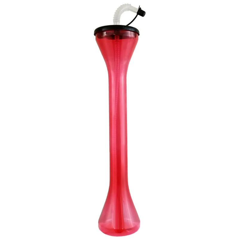 Outlet 🌟 Bars BarConic® Party Yard Cup - 24oz - Red With Lid & Straw 👏 3 Outlet 🌟 Bars BarConic® Party Yard Cup - 24oz - Red With Lid & Straw 👏