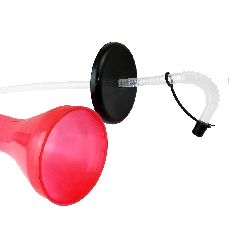 Outlet 🌟 Bars BarConic® Party Yard Cup - 24oz - Red With Lid & Straw 👏 4 Outlet 🌟 Bars BarConic® Party Yard Cup - 24oz - Red With Lid & Straw 👏 - Image 2