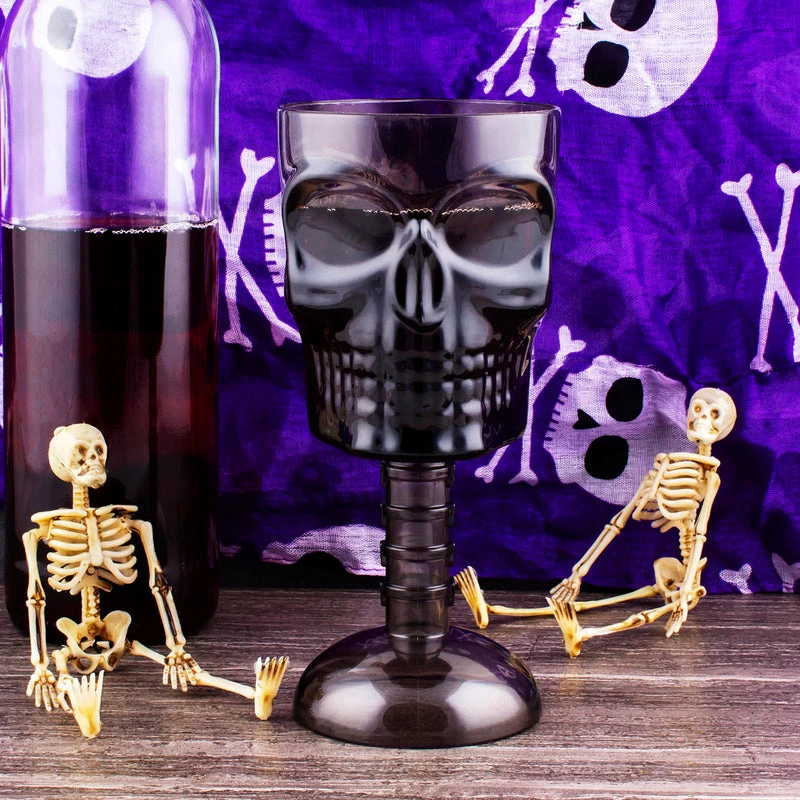 Cheap 🧨 Bars BarConic® Plastic Stemmed Skull Cup - 12 Ounce - Smoke ✨ 4 Cheap 🧨 Bars BarConic® Plastic Stemmed Skull Cup - 12 Ounce - Smoke ✨ - Image 2