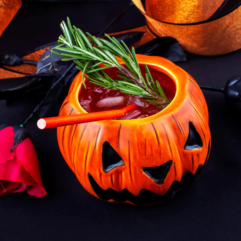 Best deal ❤️ Bars BarConic® Tiki Drinkware - 18oz - Pumpkin ✔️ 4 Best deal ❤️ Bars BarConic® Tiki Drinkware - 18oz - Pumpkin ✔️ - Image 2