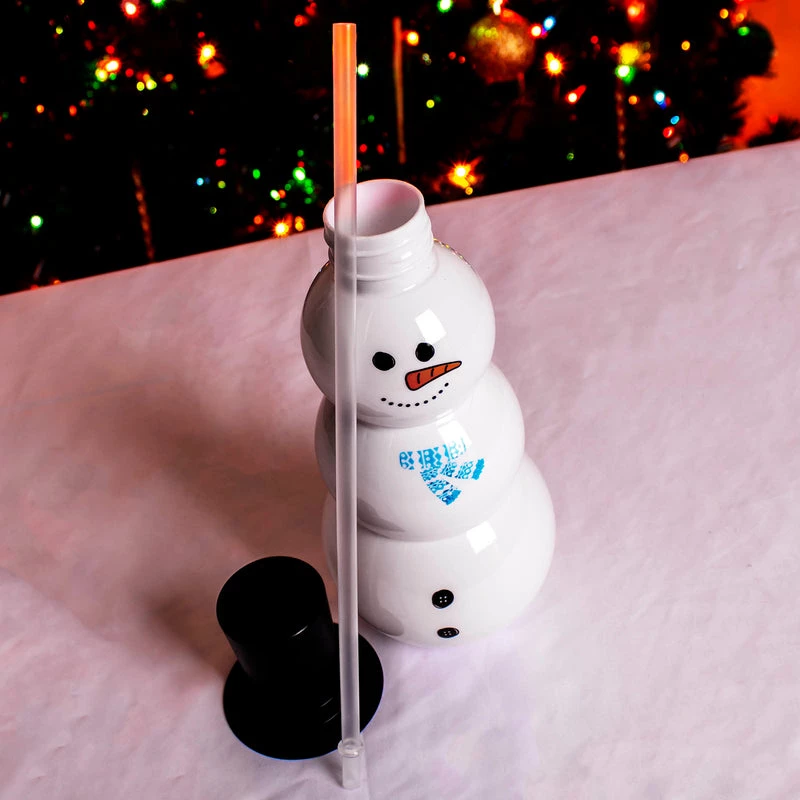 New 🔥 Bars BarConic® Snowman Party Yard With Lid & Straw - 34oz 😉 4 New 🔥 Bars BarConic® Snowman Party Yard With Lid & Straw - 34oz 😉 - Image 2