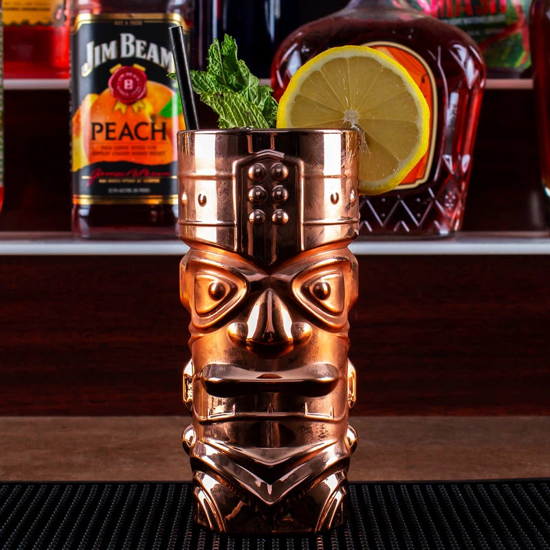 Outlet ⭐ Bars BarConic® Tiki Glass - Metal Plated - 15 Ounce - (Color Options) 🛒 4 Outlet ⭐ Bars BarConic® Tiki Glass - Metal Plated - 15 Ounce - (Color Options) 🛒 - Image 2