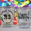 New 🔔 Bars 🥳 Birthday Themed Shot Glasses 😀 2 New 🔔 Bars 🥳 Birthday Themed Shot Glasses 😀 -BARS Sales Store birthday shot glasses 500 800x