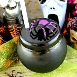 Outlet ⌛ Bars BarConic® Plastic Fishbowl Drinkware - Black - 20 Ounce - With Lid And Straw 😀 -BARS Sales Store black plastic fishbowl bpc 2 800x