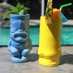 Best deal ✨ Bars BarConic® Tiki Mug – Yellow 12 Ounces ⭐ 12 Best deal ✨ Bars BarConic® Tiki Mug – Yellow 12 Ounces ⭐ -BARS Sales Store blue yellow tiki butt mugs pool 3 800x