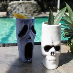 Best Sale ✨ Bars BarConic® Ceramic Ghost Tiki Mug - 15oz 🔔 12 Best Sale ✨ Bars BarConic® Ceramic Ghost Tiki Mug - 15oz 🔔 -BARS Sales Store bones ghost tall tiki glass mugs 800x