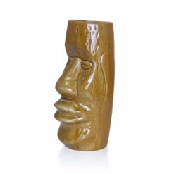 Deals 🥰 Bars 14oz Brown Easter Islander Tiki Mug 🥰 9 Deals 🥰 Bars 14oz Brown Easter Islander Tiki Mug 🥰 -BARS Sales Store brown eastern tiki mug side 800x