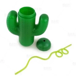 Buy 💯 Bars Green Plastic Cactus Drinking Cup W/ Twisty Straw And Lid - 20 Ounce 🌟 -BARS Sales Store cactus shaped novelty cup drink 800 bpc2 800x