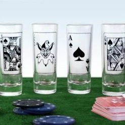 Brand new 😍 Bars Poker Shot Glass Set 💯
