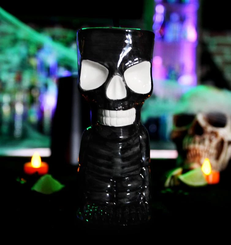Flash Sale 💯 Bars BarConic® Ceramic Skeleton Tiki Mug - 10oz ❤️ 5 Flash Sale 💯 Bars BarConic® Ceramic Skeleton Tiki Mug - 10oz ❤️ - Image 3