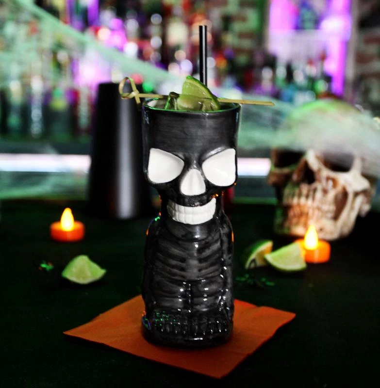 Flash Sale 💯 Bars BarConic® Ceramic Skeleton Tiki Mug - 10oz ❤️ 4 Flash Sale 💯 Bars BarConic® Ceramic Skeleton Tiki Mug - 10oz ❤️ - Image 2