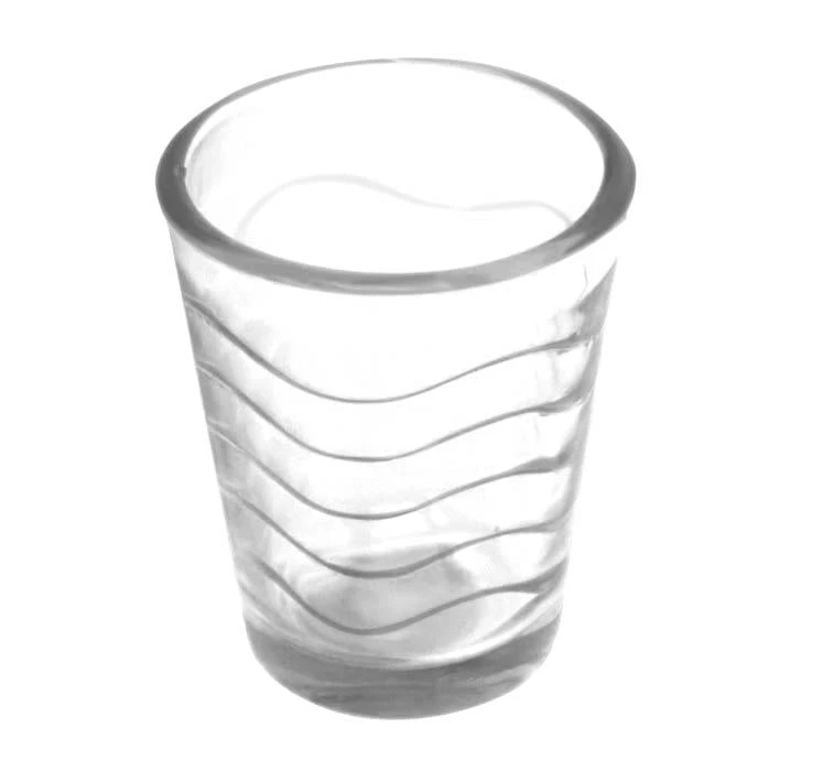 Cheap 🎉 Bars BarConic® 1.75oz Clear Wave Shot Glass 💯 4 Cheap 🎉 Bars BarConic® 1.75oz Clear Wave Shot Glass 💯 - Image 2