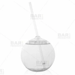 New ❤️ Bars Plastic Cocktail Ball - 24 Ounce - Quido Style 🔔 10 New ❤️ Bars Plastic Cocktail Ball - 24 Ounce - Quido Style 🔔 -BARS Sales Store cocktail ball with straw bp2 800x