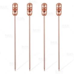 Flash Sale ✨ Bars Tiki Cocktail Picks - Copper Plated - Pack Of 4 🎉