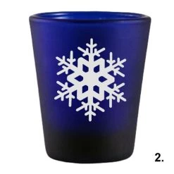 Best deal 🔥 Bars 1.5oz Snowflakes Shots Glass Set 😀 -BARS Sales Store dark blue snow flakes 2 800x