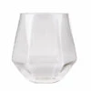 Promo 🥰 Bars Plastic Stemless Wine Glasses - Diamond-Shaped - 12 Pack - 12oz ❤️