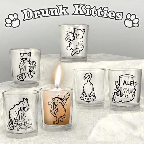 Brand new 🥰 Bars Drunk Kitties Shot Glass Set 🧨 3 Brand new 🥰 Bars Drunk Kitties Shot Glass Set 🧨