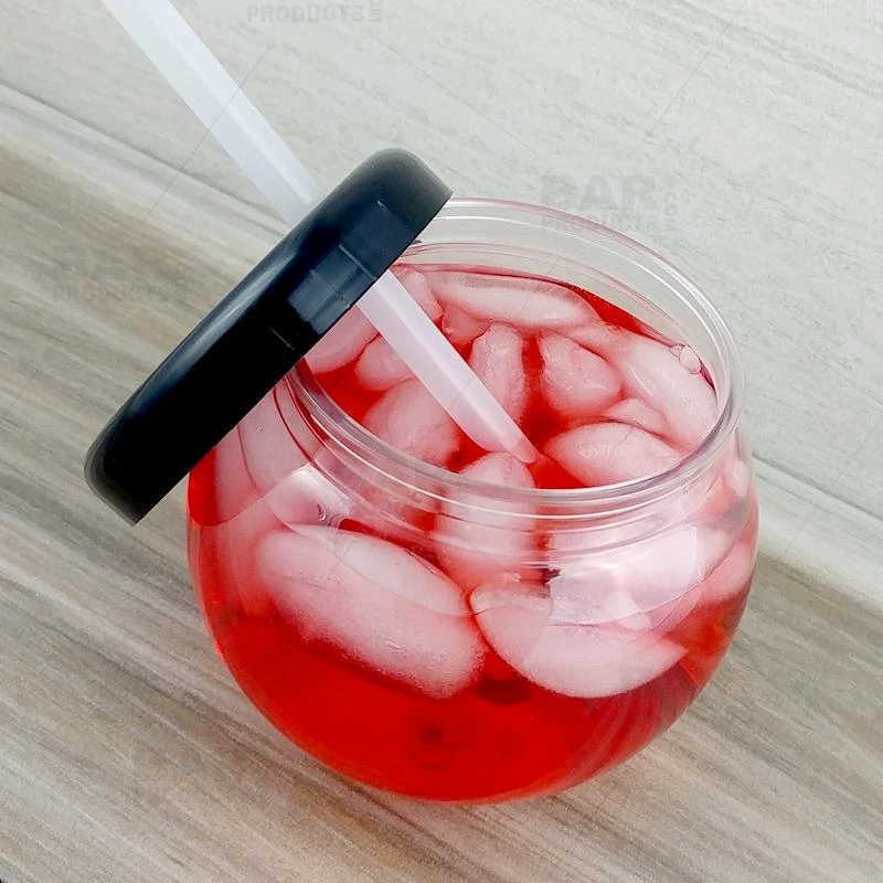 Deals 🔔 Bars BarConic® Plastic Fishbowl Drinkware - Clear - 20 Ounce - With Lid And Straw 🔥 4 Deals 🔔 Bars BarConic® Plastic Fishbowl Drinkware - Clear - 20 Ounce - With Lid And Straw 🔥 - Image 2