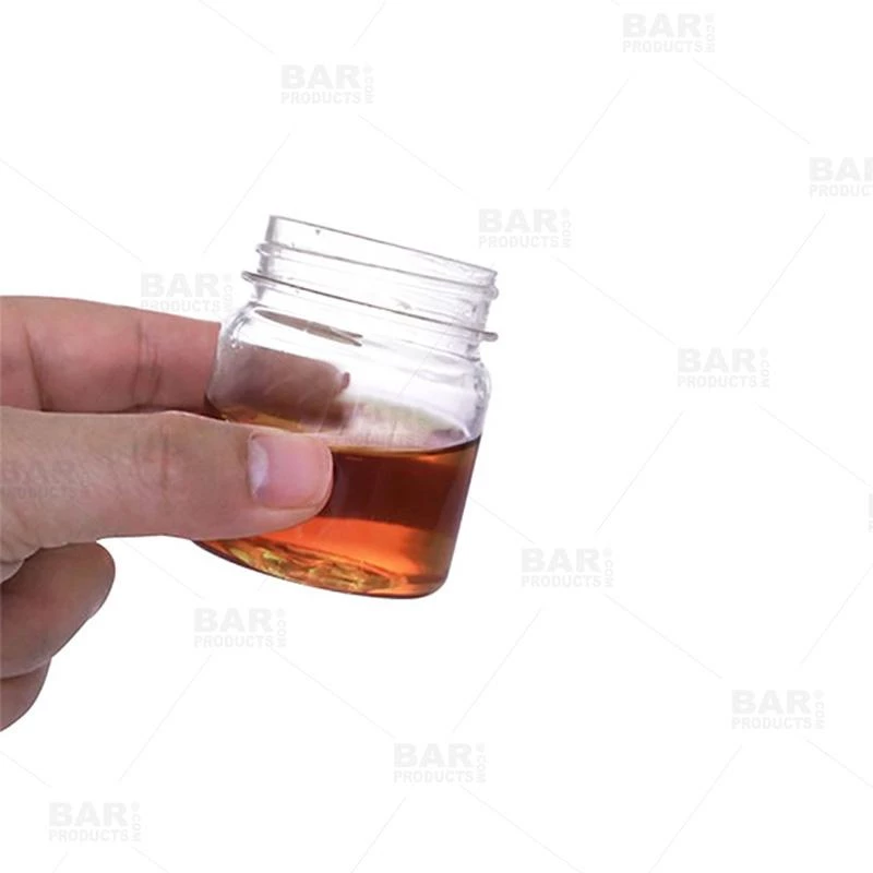 Discount ⭐ Bars Mini Mason Jars - W/ Lids - Plastic 2.5 Oz. - Pack Of 8 ⌛ 6 Discount ⭐ Bars Mini Mason Jars - W/ Lids - Plastic 2.5 Oz. - Pack Of 8 ⌛ - Image 4