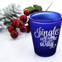 Top 10 🎉 Bars BarConic® Dark Blue Frosted Shot Glass - Jingle All The Way - 1.5oz 🔔 8 Top 10 🎉 Bars BarConic® Dark Blue Frosted Shot Glass - Jingle All The Way - 1.5oz 🔔 -BARS Sales Store dw shot jingle bpc2 800x