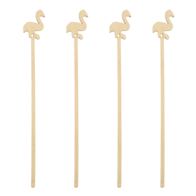 Cheapest 🔔 Bars BarConic® Wooden Flamingo Swizzle Sticks - 100 Pack 🎁 3 Cheapest 🔔 Bars BarConic® Wooden Flamingo Swizzle Sticks - 100 Pack 🎁