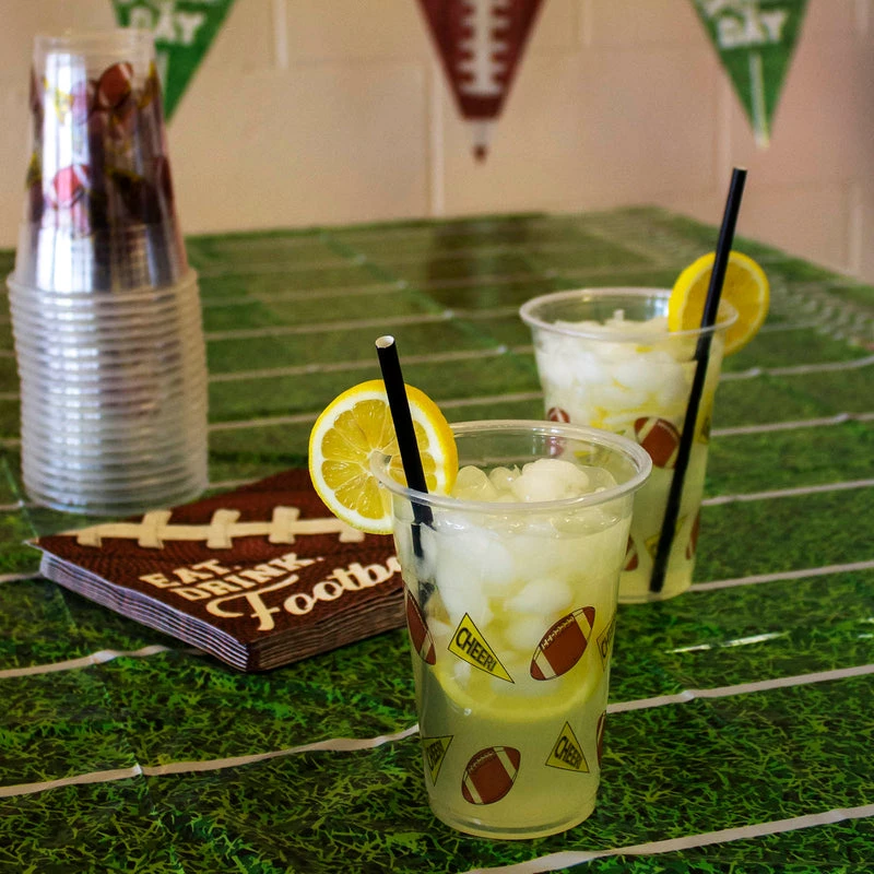 Brand new โ Bars 20 Ct. Soft Plastic Cups - Football - 16 Ounce ๐ 4 Brand new โ Bars 20 Ct. Soft Plastic Cups - Football - 16 Ounce ๐ - Image 2