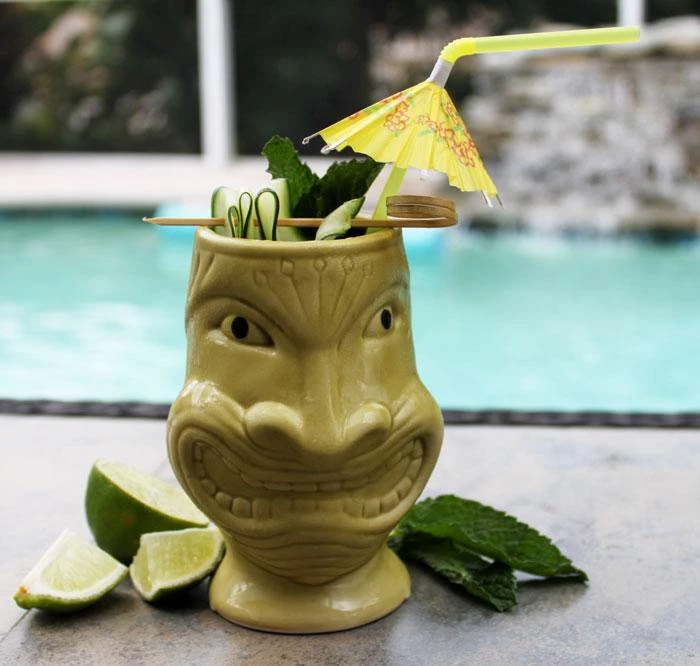 Buy 👍 Bars BarConic® Tiki Mug – Funny Face – 12oz. 😀 6 Buy 👍 Bars BarConic® Tiki Mug – Funny Face – 12oz. 😀 - Image 4